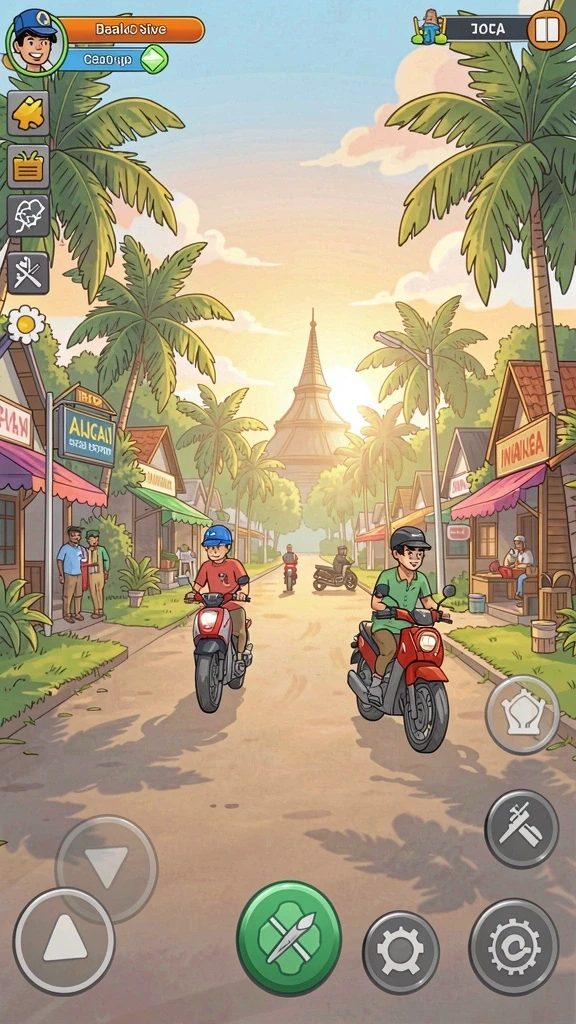dewi11 - Tampilan antarmuka yang menarik untuk memulai permainan.