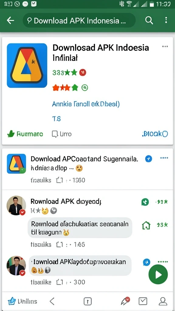 pg11 - Tangkapan layar komunitas pemain dan fitur interaksi.