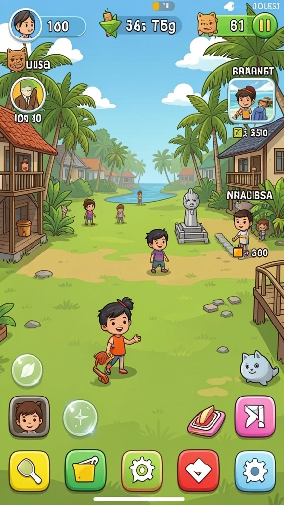 rajastar - Tangkapan layar menunjukkan karakter utama dalam petualangan epik.