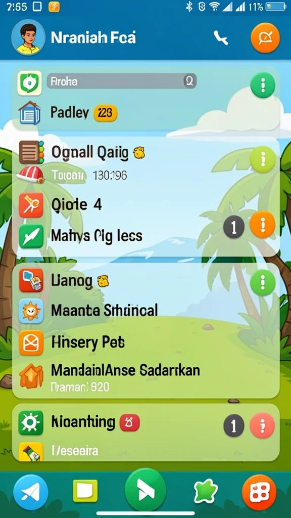 selayar88 - Tangkapan layar memperlihatkan interaksi sosial antar pemain di dalam game.